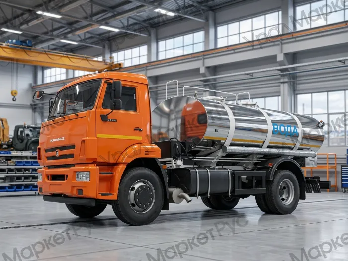 Автоцистерна для питьевой воды на шасси КАМАЗ от «УралМаркетРус»: как выбрать объем, материал (нержавеющая сталь или алюминий) и насос